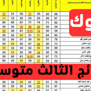 “رسمي” كيفية استخراج نتائج الثالث المتوسط الدور الثالث عبر رابط وزارة التربية العراقية