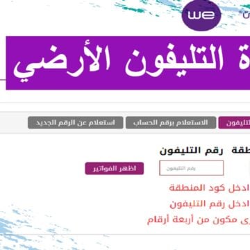المصرية للاتصالات توضح خطوات الاستعلام عن فاتورة التليفون الأرضي فبراير 2024