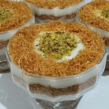 أحلى تحلية في رمضان…طريقة عمل كاسات الكنافة بالموز سهلة ولذيذة وطعم لايقاوم