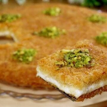 كنافة بالجبن بالزبدة على الطريقة الخليجية افضل طرق حلويات رمضان