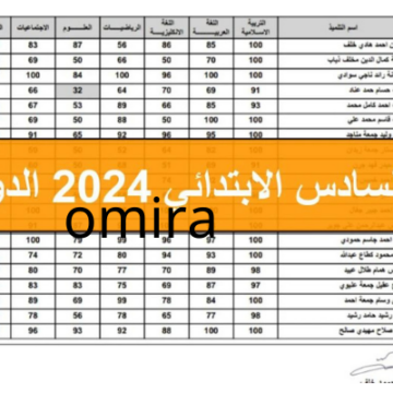 “استعلم فور ظهورها” رابط نتائج الصف السادس الابتدائي العراق 2024 رصافة 1 وجميع المحافظات بالاسم والرقم الامتحاني عبر results.mlazemna