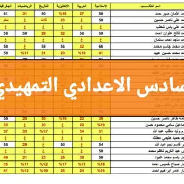 رابط نتائج السادس الاعدادي 2024 وجدول الاختبارات عبر وزارة التربية والتعليم العراقي
