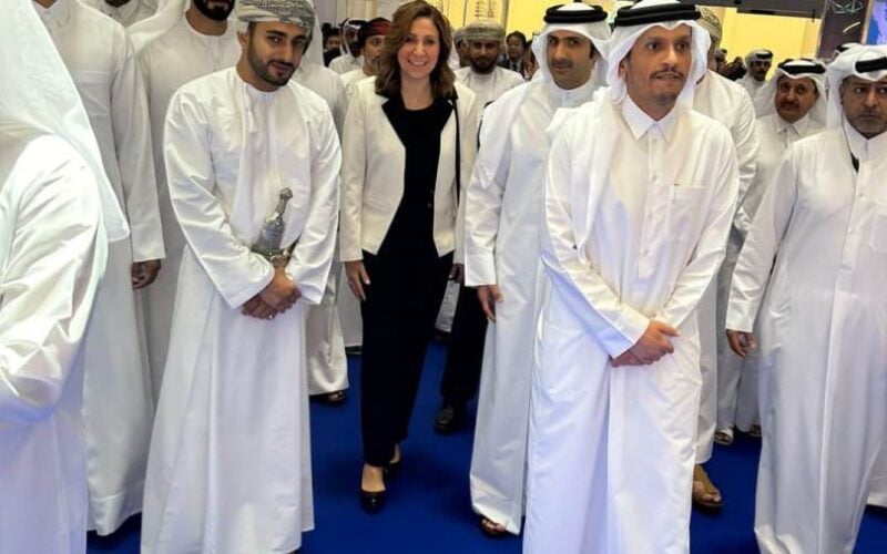 وزيرة الثقافة المصرية تشارك في افتتاح الدورة 33 من معرض الدوحة الدولي للكتاب